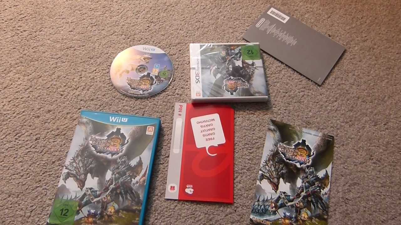 Monster Hunter 3 Ultimate - Unboxing [WiiU/FullHD/german]