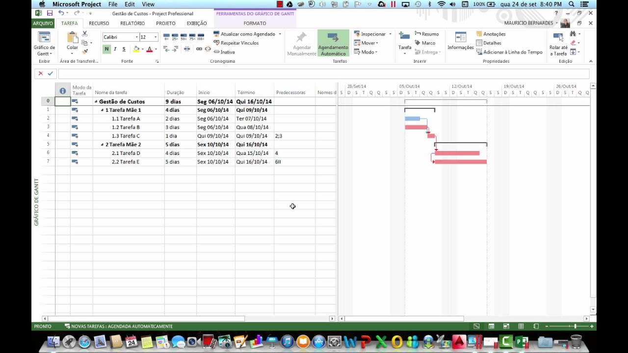 Como fazer orçamento no MS-Project? Muito fácil!