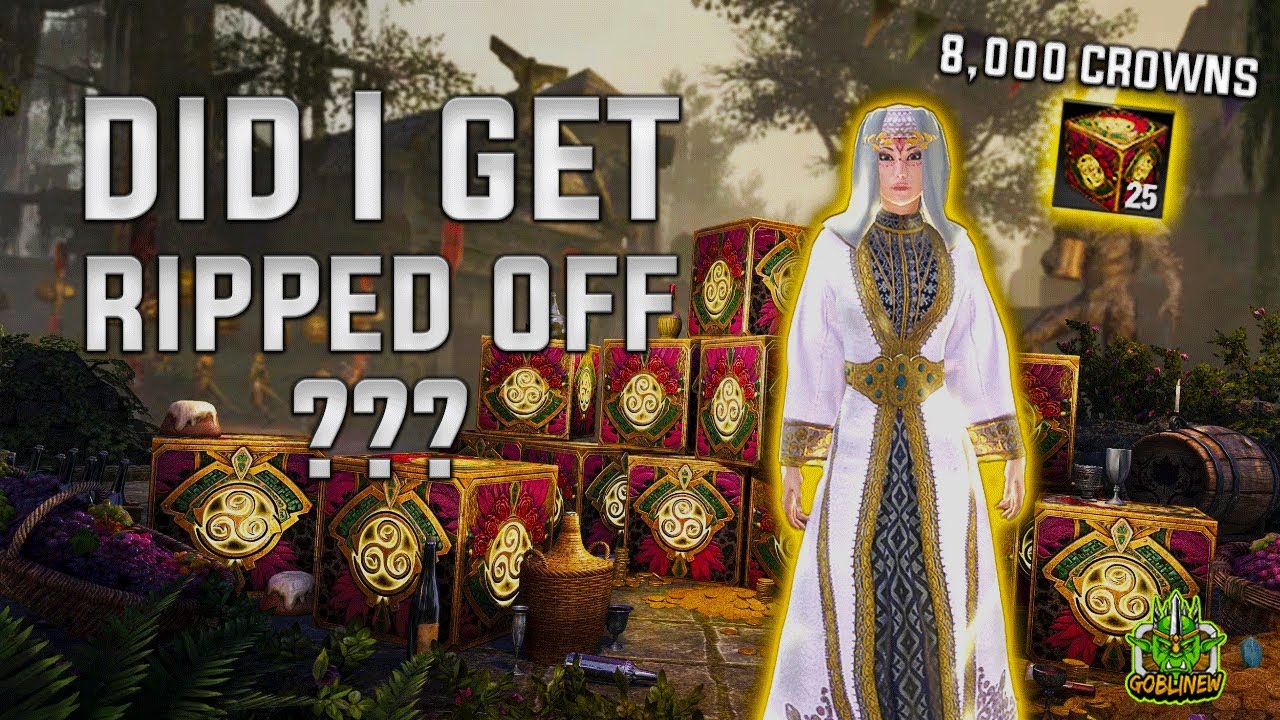 DID I JUST GET RIPPED OFF? l ESO OPENING 25 CARNAVAL CRATES l VOSKRONA GUARDIAN CRATE BUNDLE