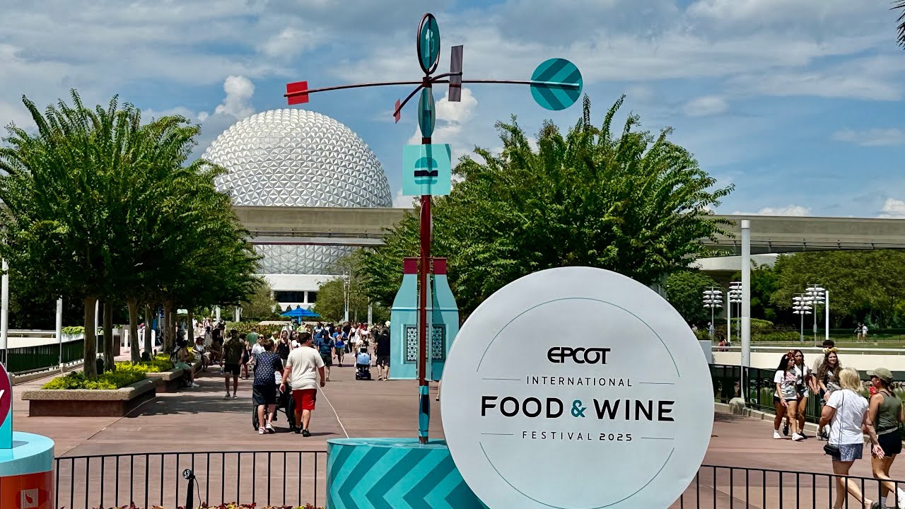 EPCOT 2025 Food & Wine Festival Tour & Walkthrough in 4K | Walt Disney World Florida August 2025