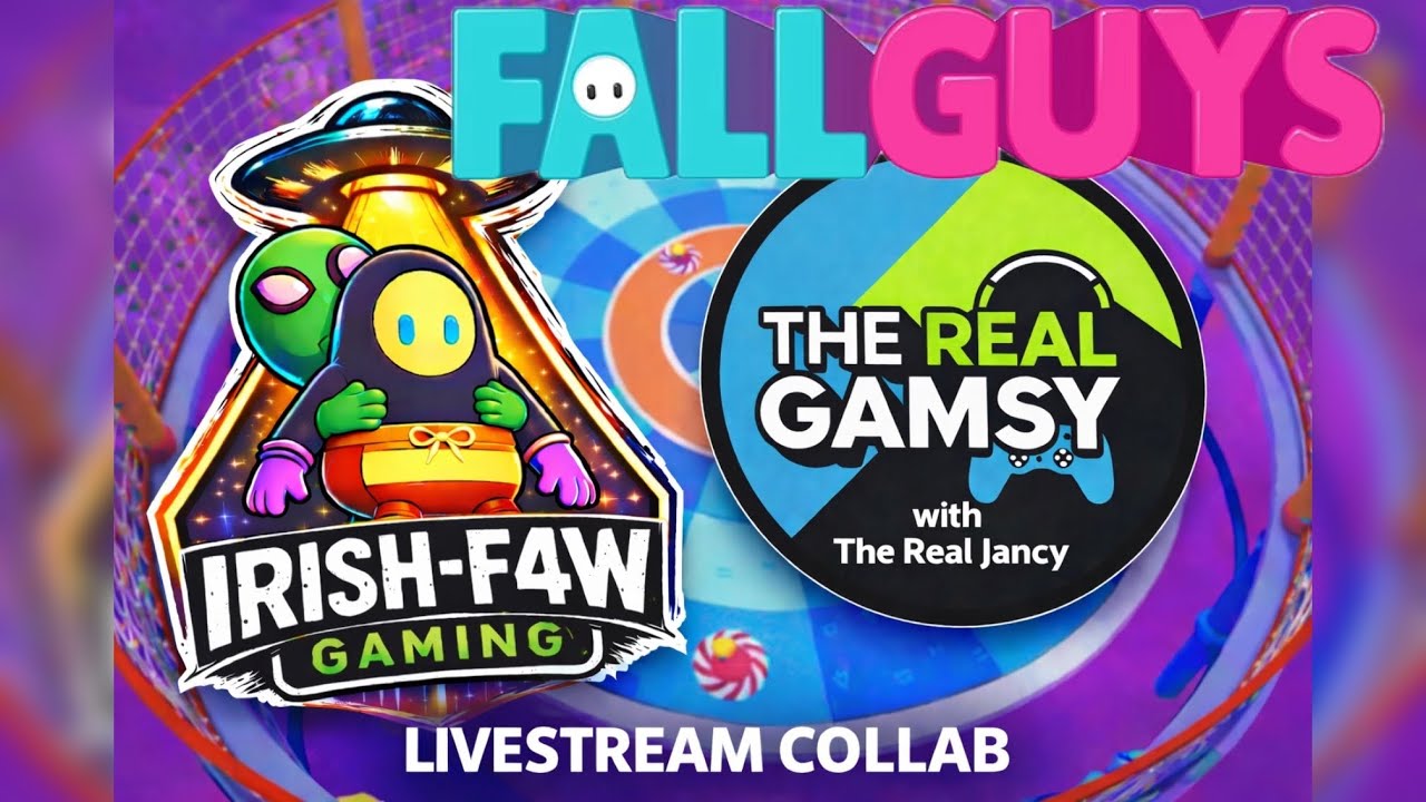 Fall Guys live stream collab @thereal_gamsy  @thereal_jancy   - Irish-F4W Gaming