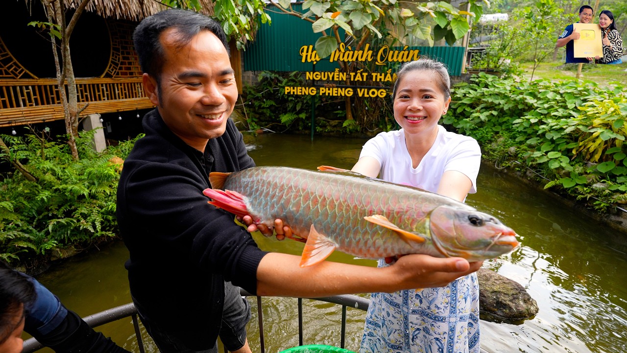 K&eacute;o ao C&aacute; Bỗng khủng hơn 20 năm ăn đại tiệc m&oacute;n ngon ở Nh&agrave; h&agrave;ng Hạ Th&agrave;nh Qu&aacute;n A Nguyễn Tất Thắng