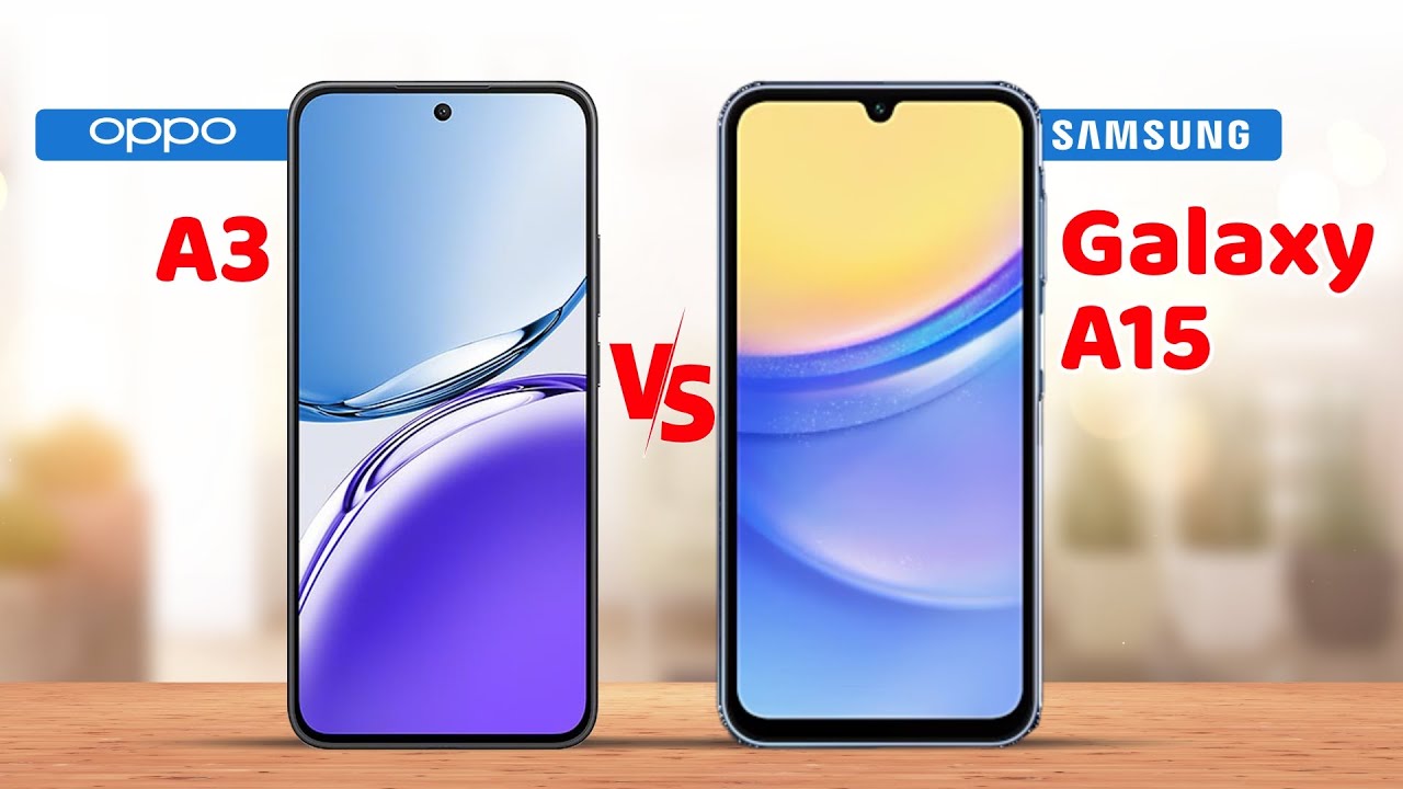 Oppo A3 5G vs Samsung Galaxy A15 5G Specification Comparison