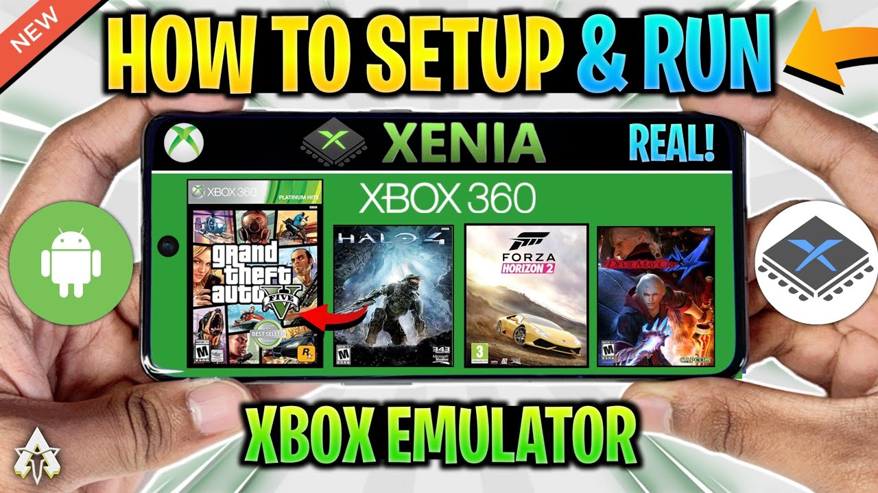 🔥 HOW TO SETUP XBOX 360 EMULATOR ON ANDROID - XENIA EMULATOR IN ANDROID 2025