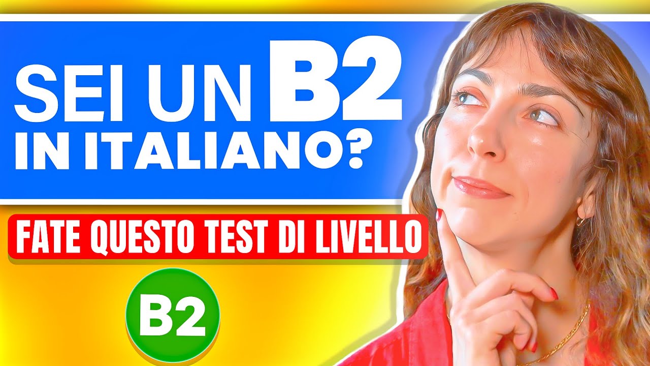 Test di Italiano livello B2 : Quiz 10 Domande 🇮🇹 (#4)