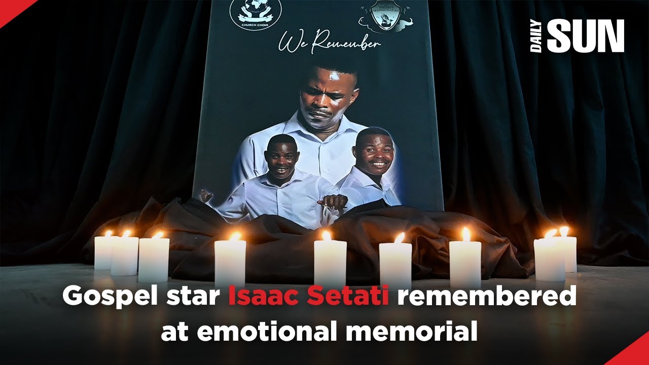 Gospel star Isaac Setati remembered at emotional memorial