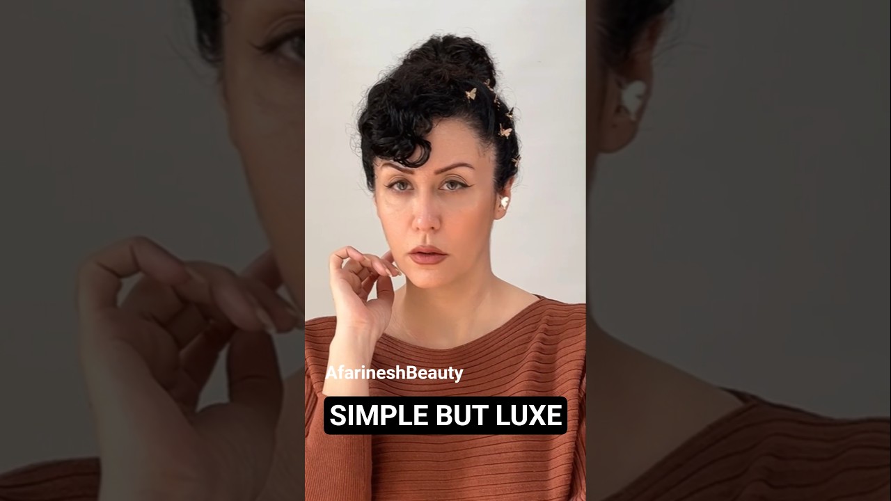 DIY,Timeless Updo Made Easy ✨