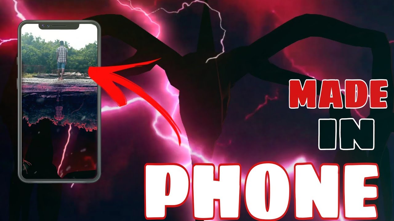 I Made @strangerthings upside down transition in Mobile Phone
