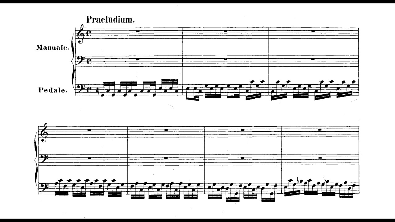 J. S. Bach: Präludium und Fuge C-Dur BWV 531