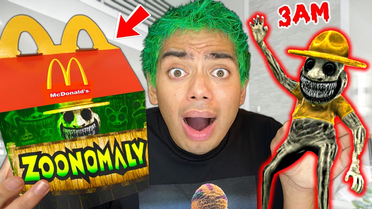 DO NOT ORDER ZOONOMALY HAPPY MEAL AT 3AM!! (ZOONOMALY MONSTERS IN REAL LIFE)