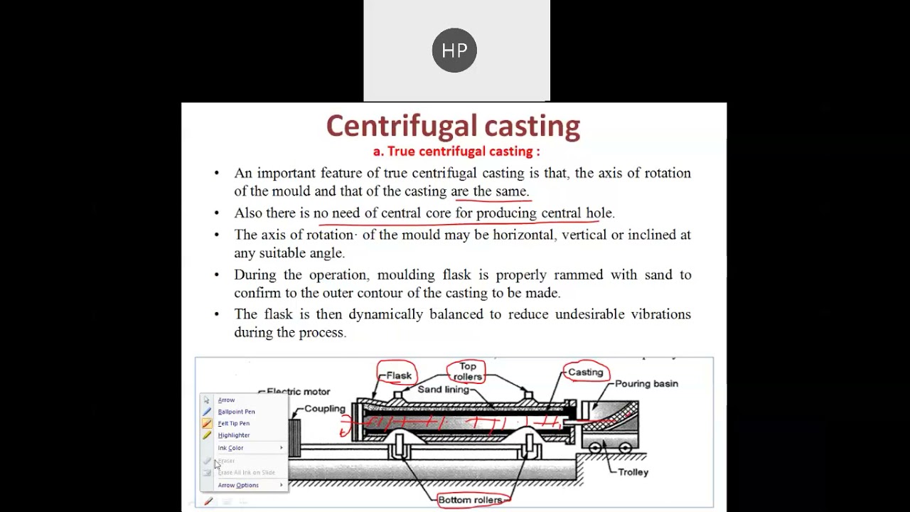 PART-13 MANUFACTURING TECHNOLOGY MT|CENTRIFUGAL CASTINGS| GTU| SEM 5|MECHANICAL|GATE| GPSC EXAMS