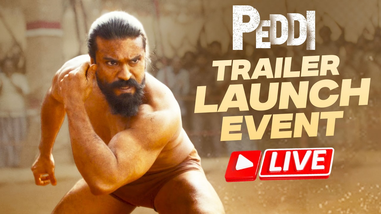 Peddi Trailer Takeover Event LIVE | Ram Charan | Janhvi Kapoor | A R Rahman | Buchi Babu Sana