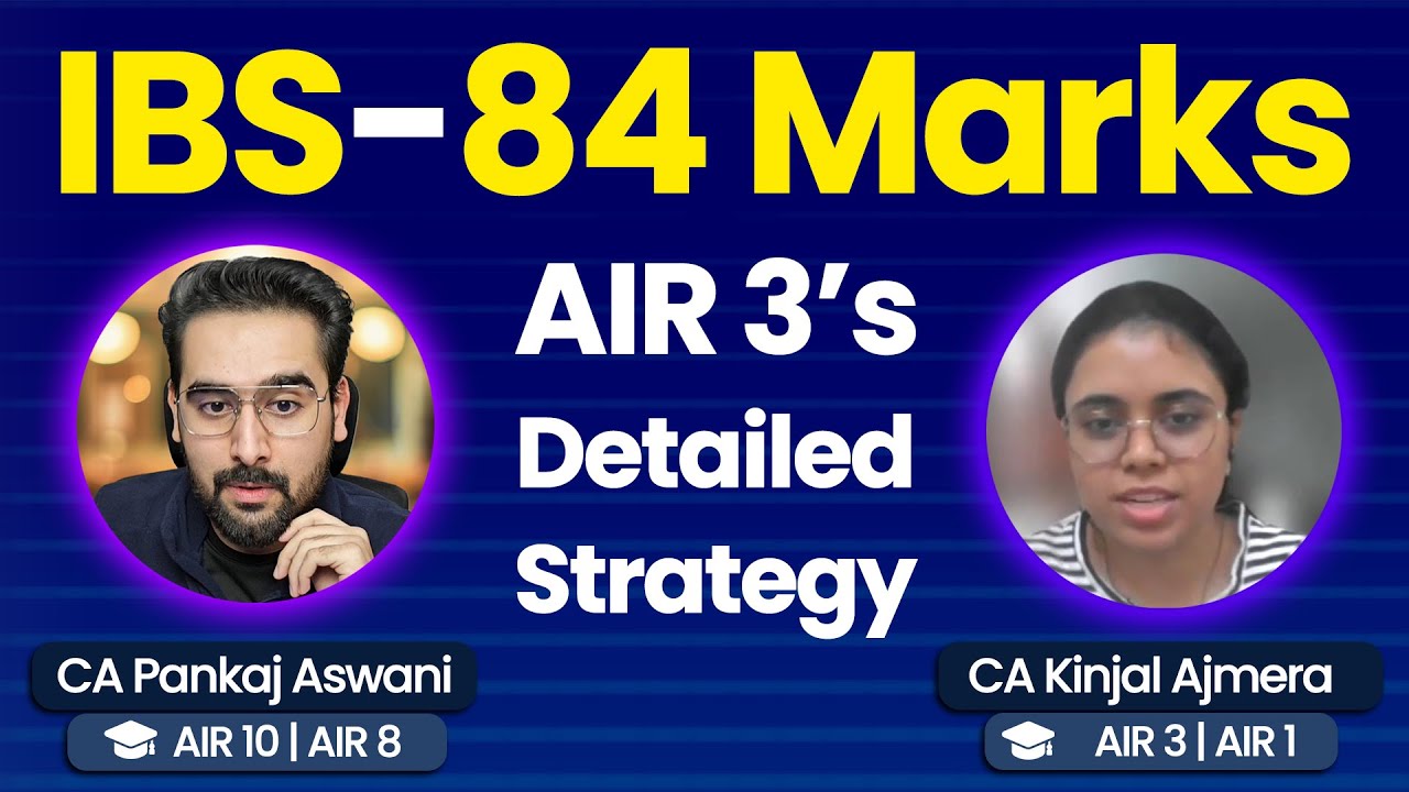 AIR 3 shares her IBS & SPOM Strategy | 100% Paper Attempting Strategy | Kinjal Ajmera