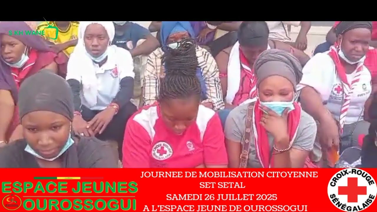 JOURNEE D'INVESTISSEMENT HUMAIN AVEC LA CROIX ROUGE DE OUROSSOGUI et  L'ESPACE JEUNE de Ourossogui