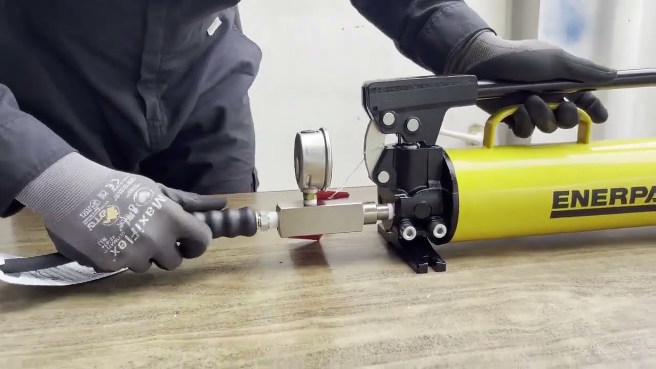วิธีประกอบปั๊มไฮดรอลิกแรงดันสูงแบบง่ายๆ | Installation Hydraulic Hand Pump ENERPAC HYDRAULIC 👷