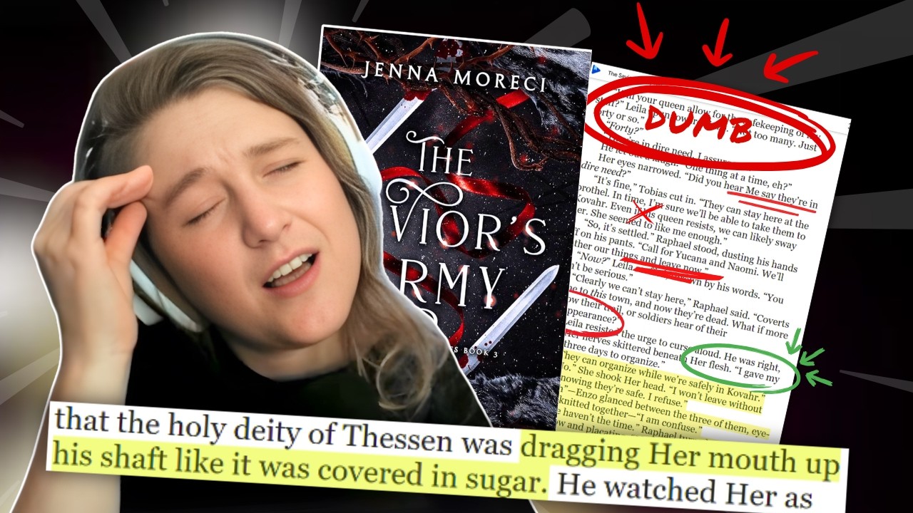 Jenna Moreci is Bad at Writing (Savior's Army prose breakdown)
