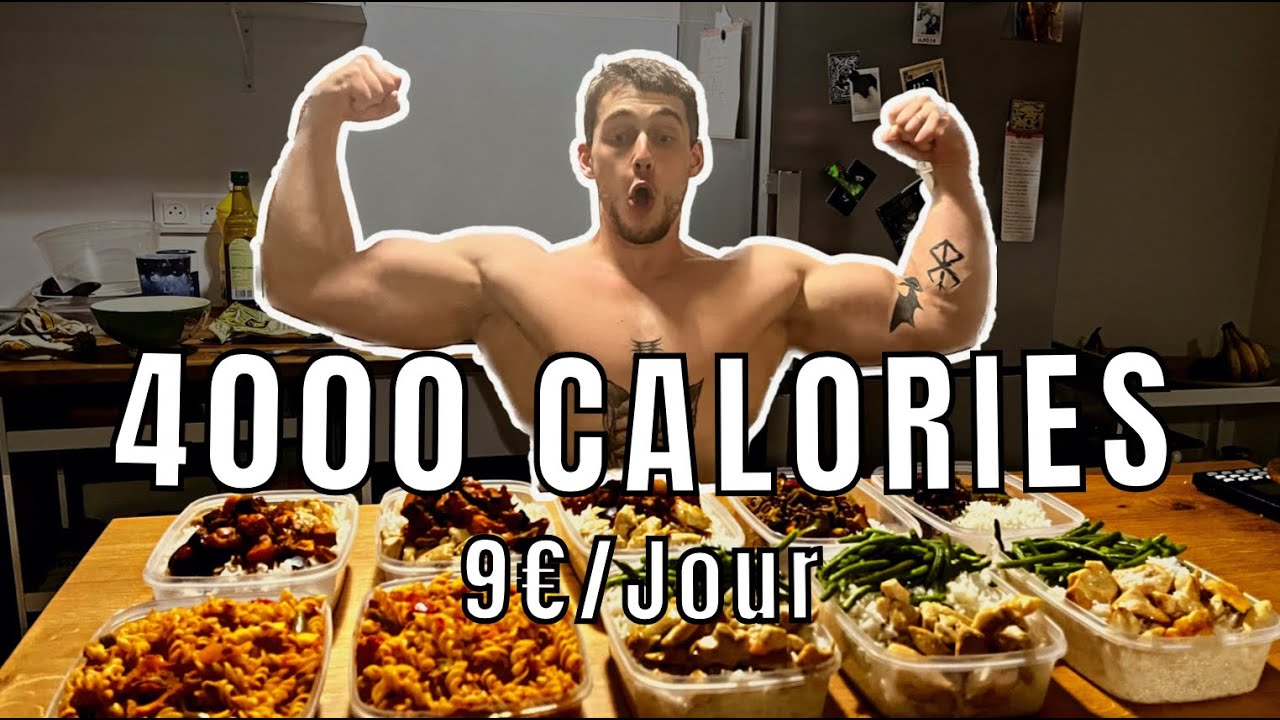 4000KCAL PROTEIN MEAL PREP À 9€/JOUR