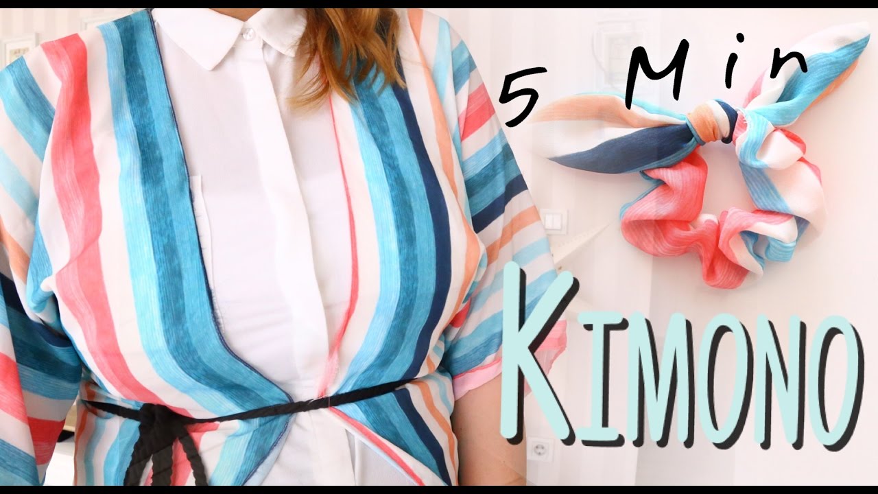 Kimono  schnell selber machen + Haargummi / Ebru Ergüner