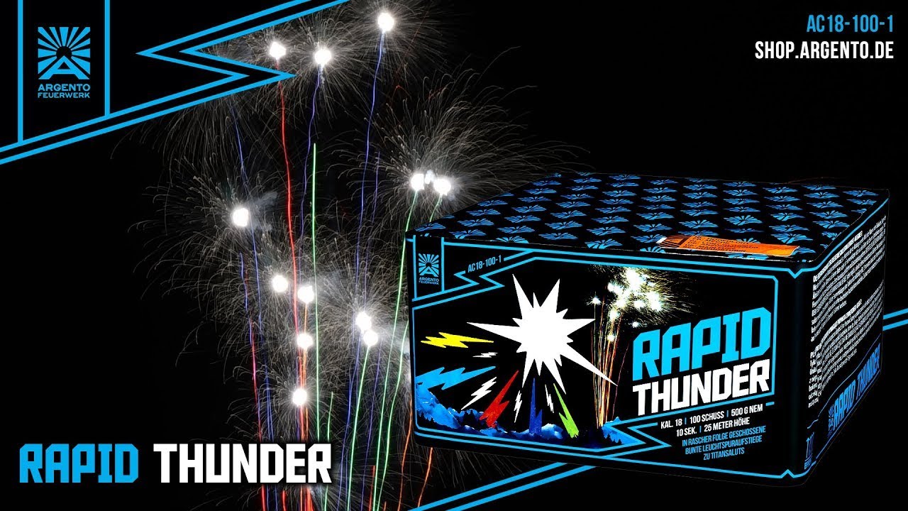 Argento Rapid thunder 100 Schuss [Batch 2024]