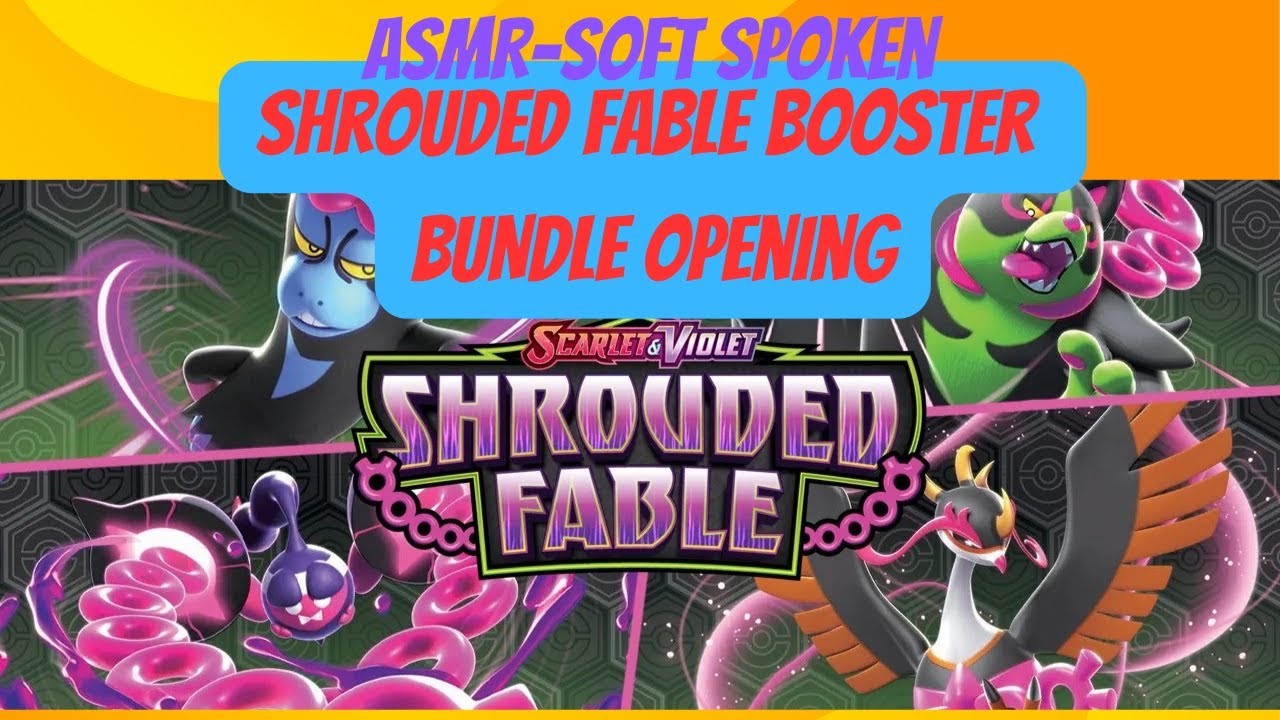 Unboxing Pokémon Booster Bundle #Unboxing! Shrouded Fable ASMR Softspoken