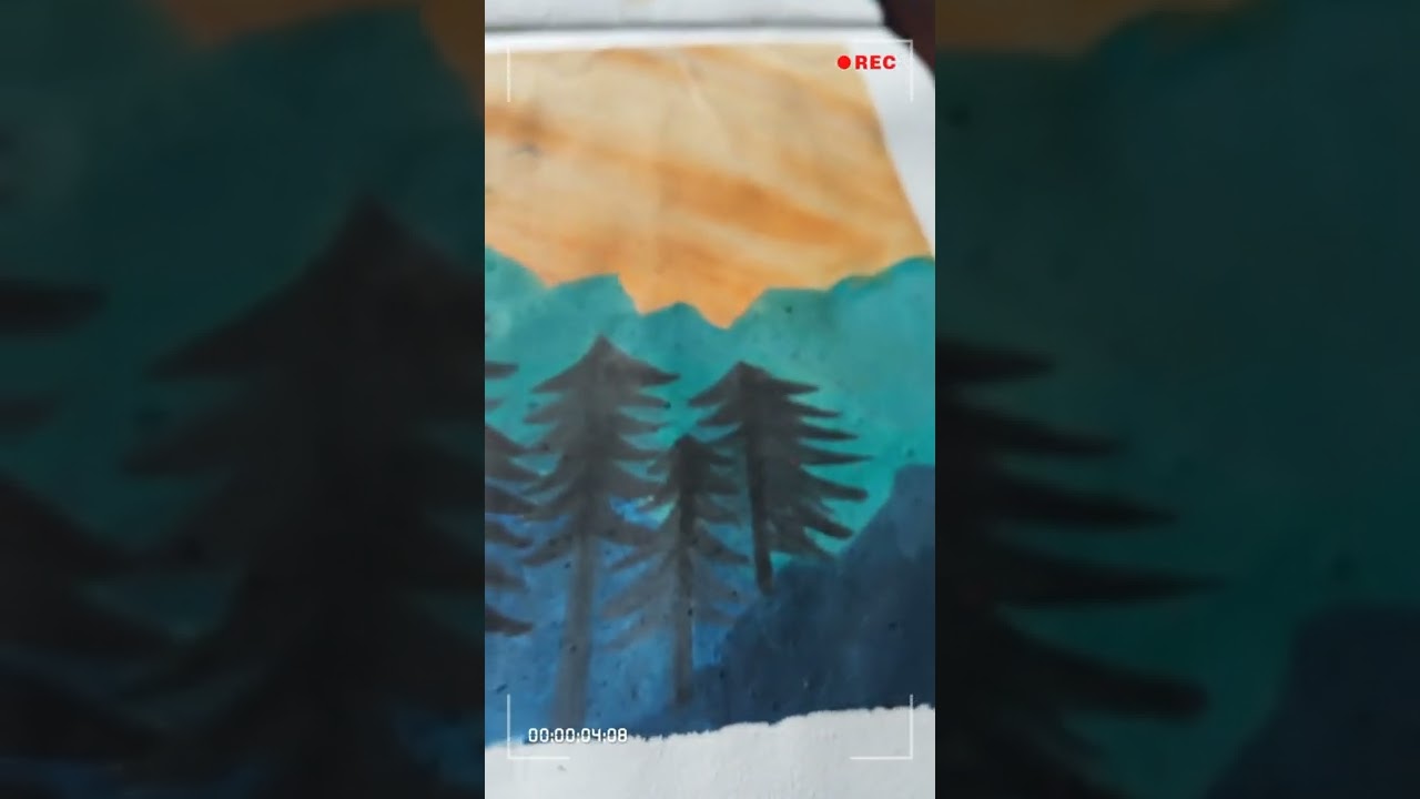 Scenery Drawing        Reference-Ahmad Art