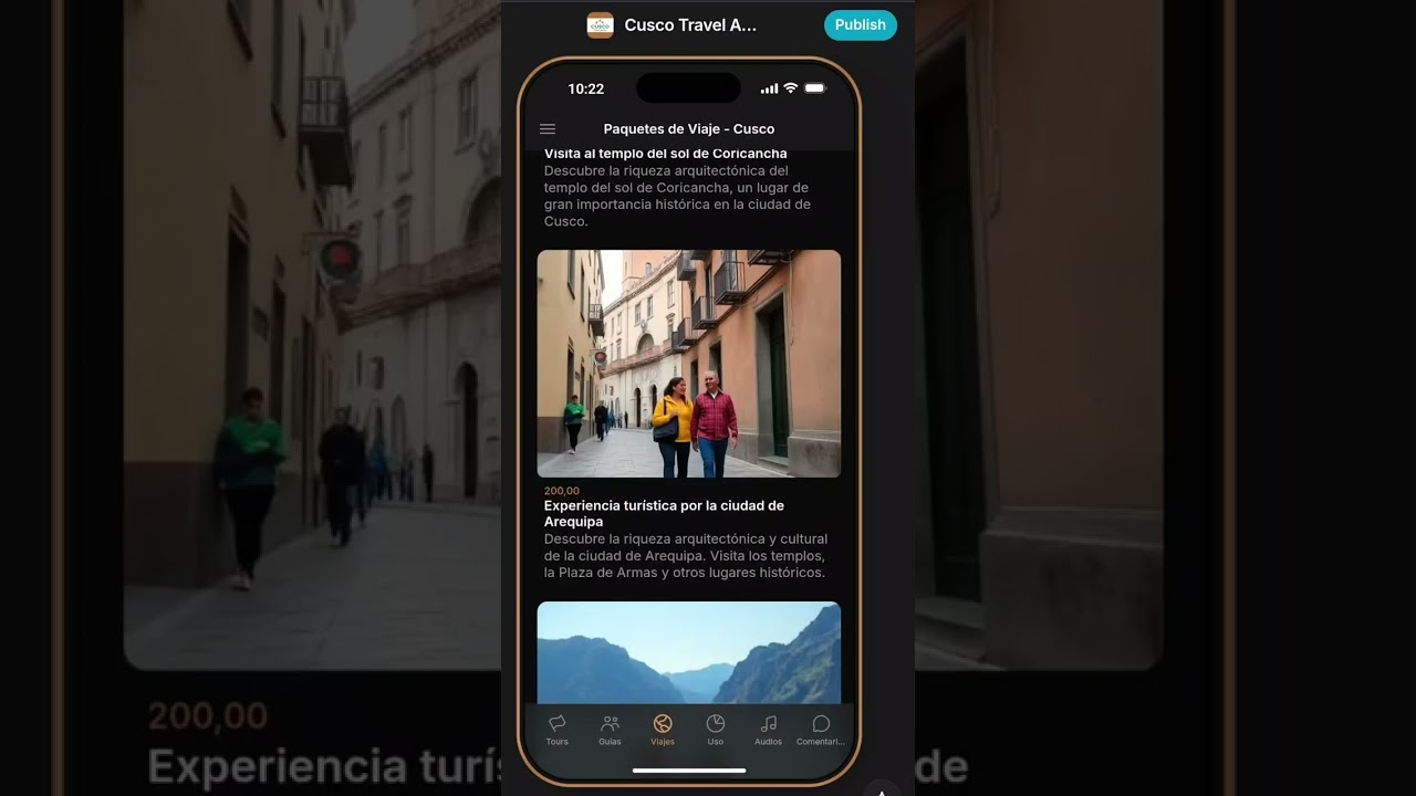 Infoproducto App Audioguía creada para agencia cusco travel / creación de negocios.