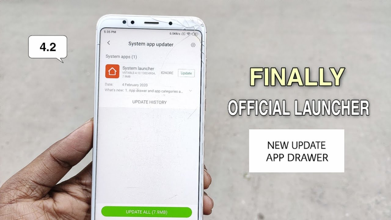 Official Stable Launcher Update For MIUI 11 With App Drawer & More Features