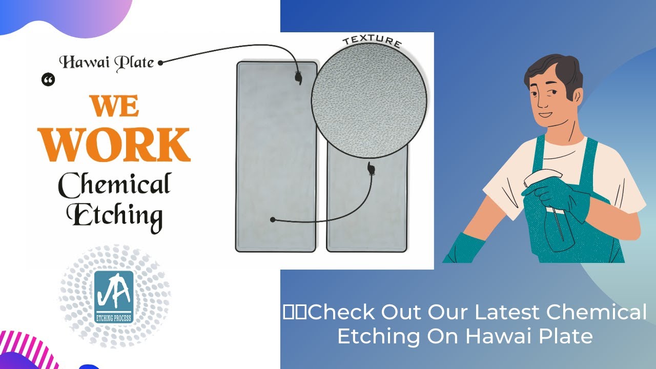 👉🏽Check Out Our Latest Chemical Etching On Hawai Plate | Jai Ambay Etching Process