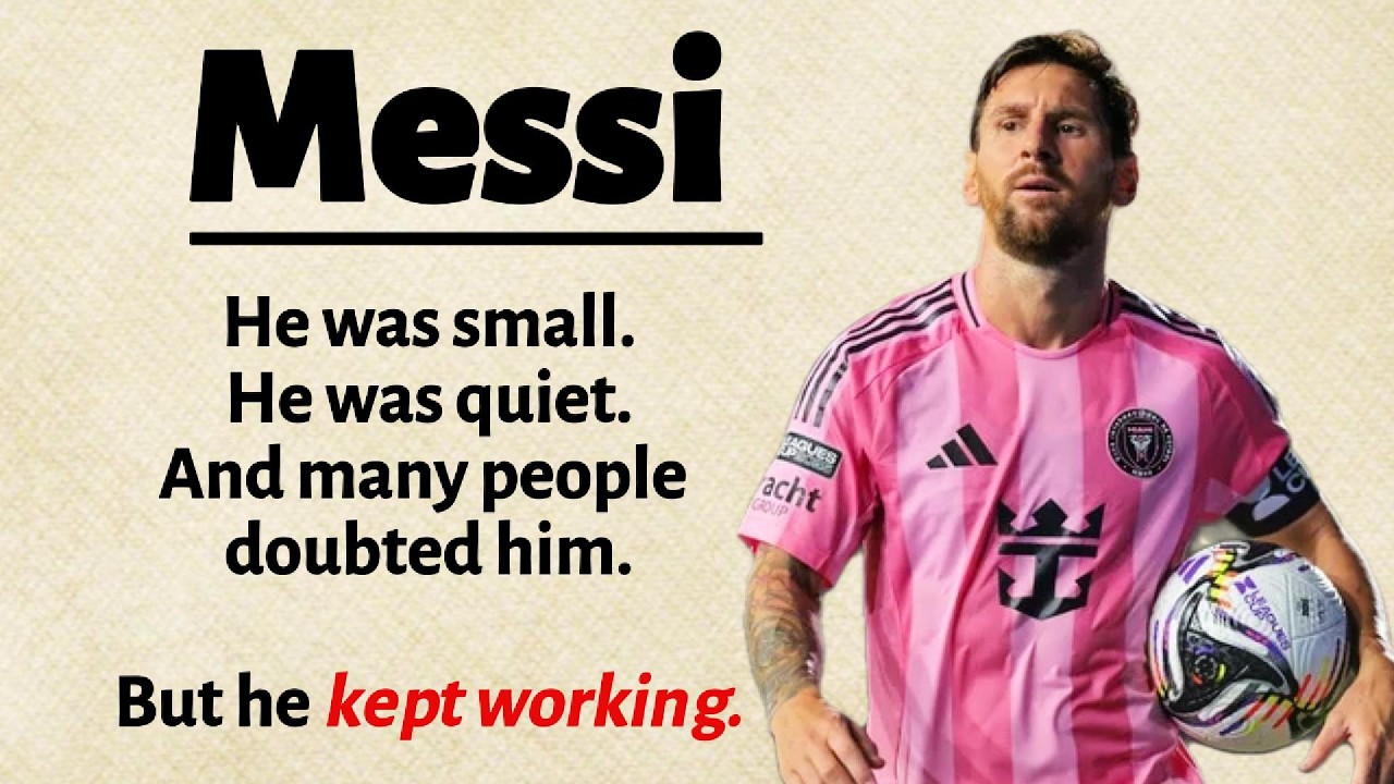 Lionel Messi: The Boy Who Was Too Small | Learn English with Story
