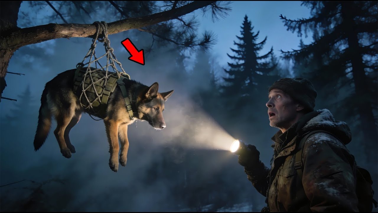 In the Woods, a Veteran Saw a Wounded Military Dog Hanging in Silence