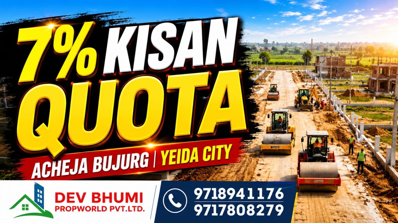 7% SEMI COMMERCIAL PLOT SECTOR 18 YEIDA (VILLAGE :-  ACHEJA BUJURG).