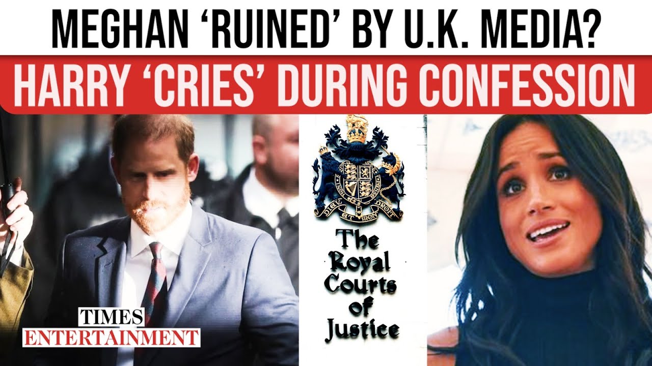 Meghan ‘Destroyed’ By UK Tabloids? Harry Fights TEARS During Emotional Courtroom Confession | WATCH