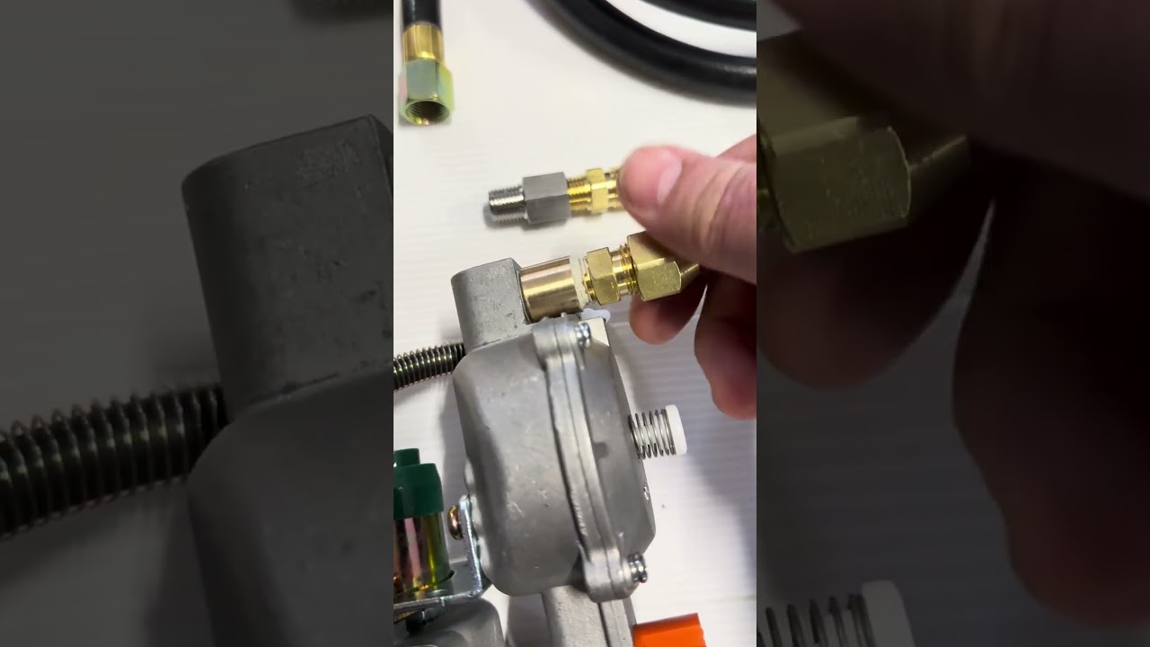 Generator propane conversion hose adapter 