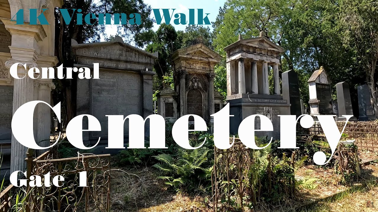 Walks in Vienna: Central Cemetery, 1st Gate/Zentralfriedhof, 1. Tor (4K)
