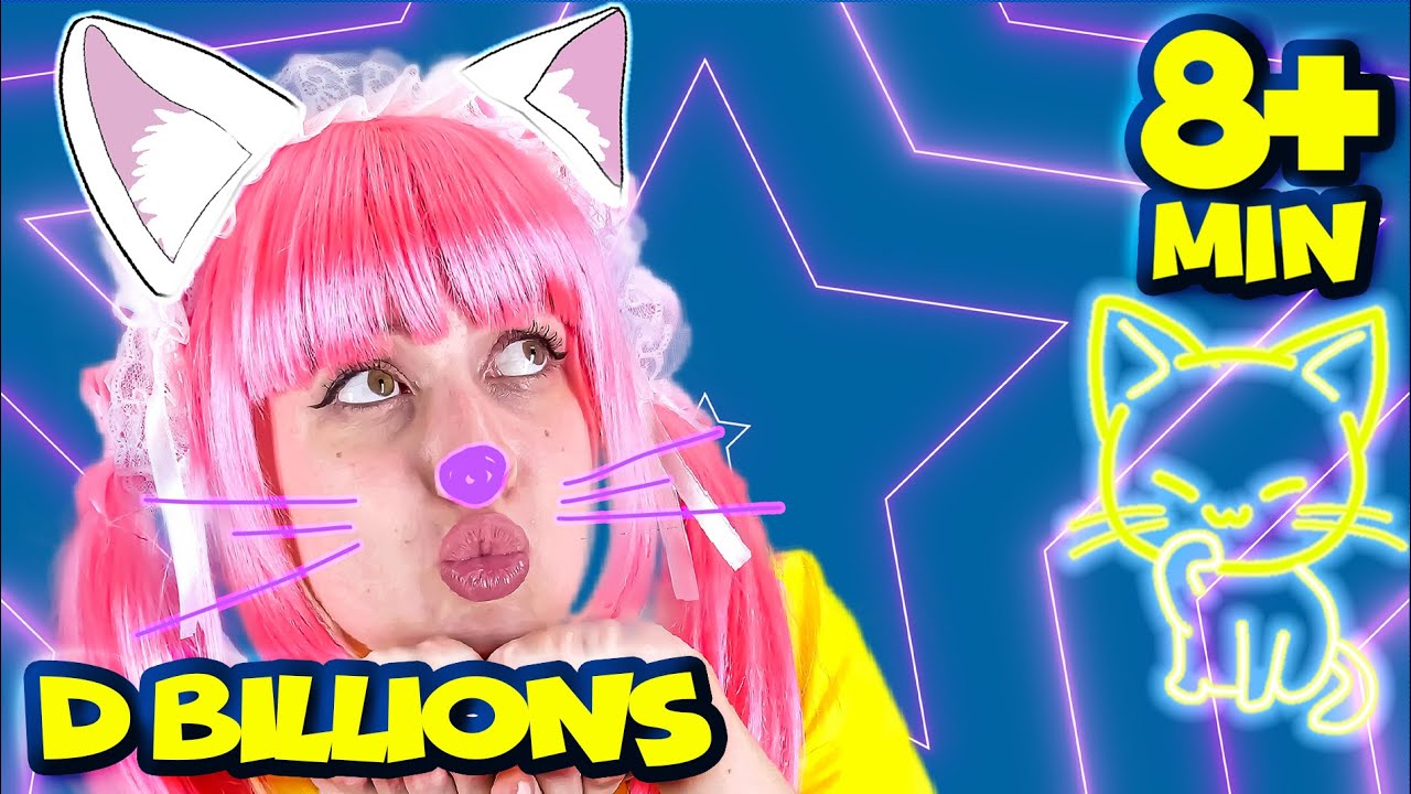 Танец милого котенка (Челлендж) + СБОРНИК D Billions Детские Песни
