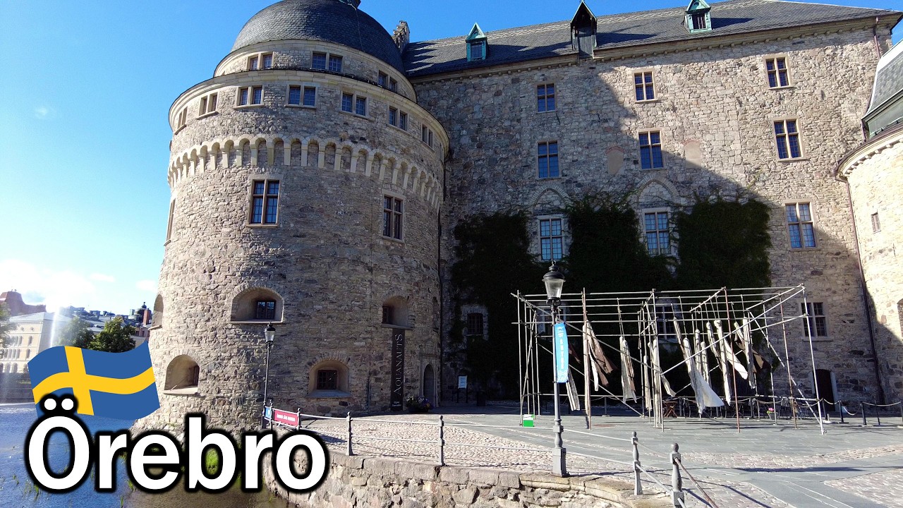 Sweden, Örebro, walking tour of the central parts of the city