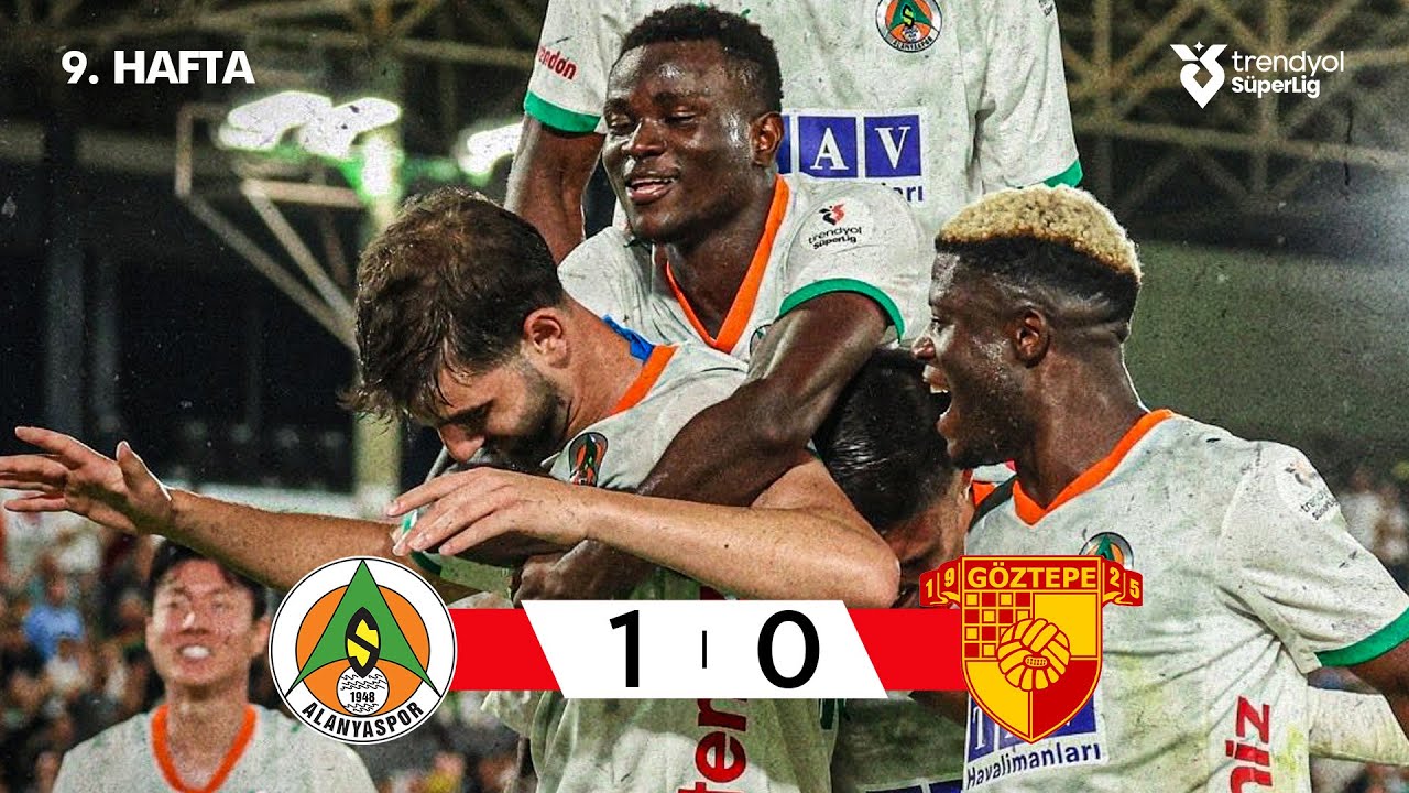 Alanyaspor (1-0) G&ouml;ztepe - Highlights/&Ouml;zet | Trendyol S&uuml;per Lig - 2025/26