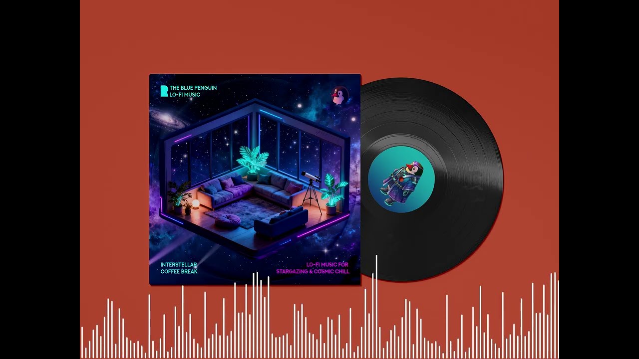 🌠Interstellar Coffee Break🚀| The Blue Penguin Lo-Fi Record Lo-Fi Music for Stargazing & Cosmic Chill
