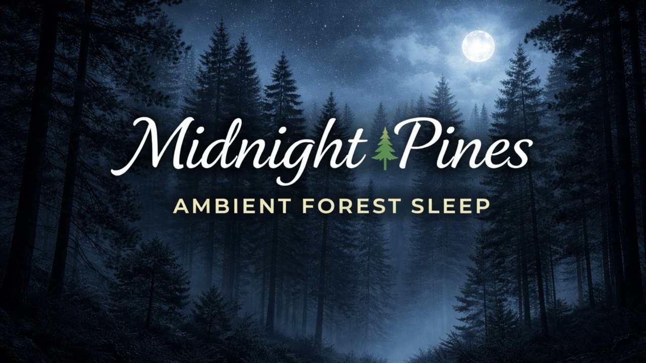 Midnight Pines 🌲 Ambient Forest Sleep