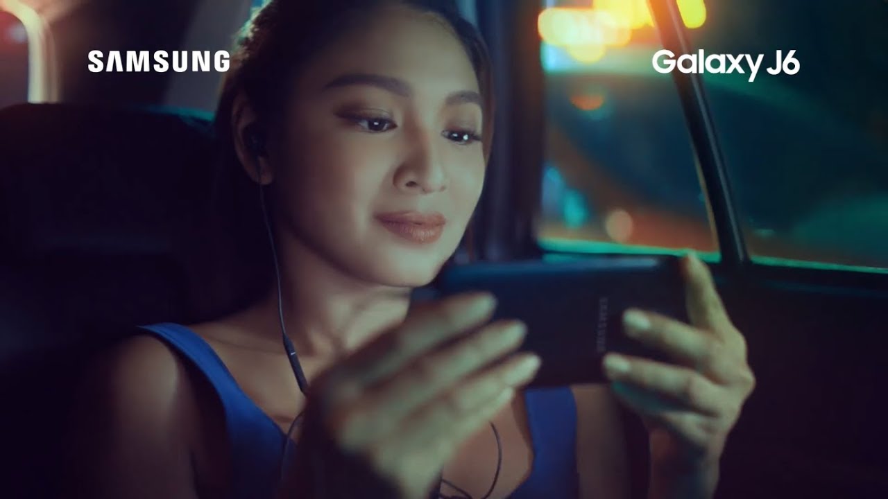 Samsung Galaxy J6 BTS with Nadine Lustre