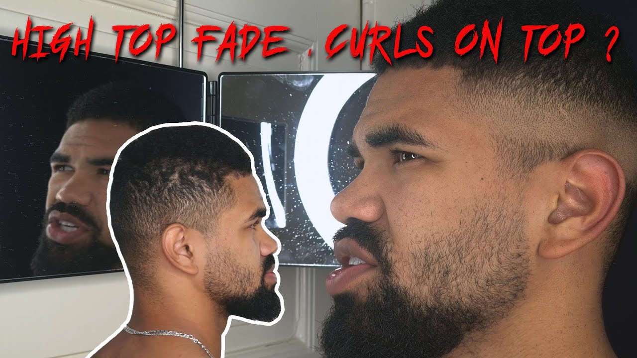 HIGH TOP FADE CURLS | TUTORIEL COIFFURE HOMME D&Eacute;GRAD&Eacute;  | SE COUPER SOI-M&Ecirc;ME | SELFCUT | MIROIR 360&deg;