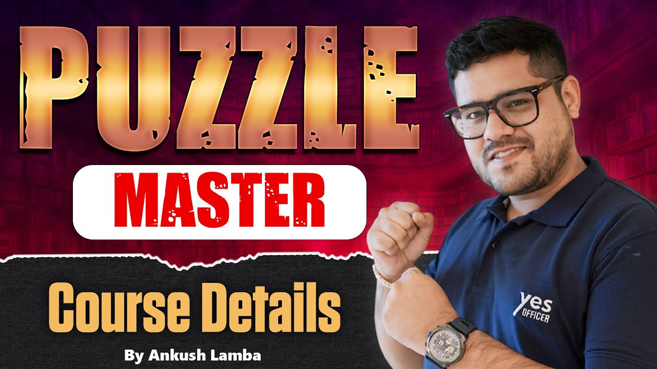 🤩 Puzzle Master Course Details | All Bank Exams 2026 | Reasoning By Ankush Lamba