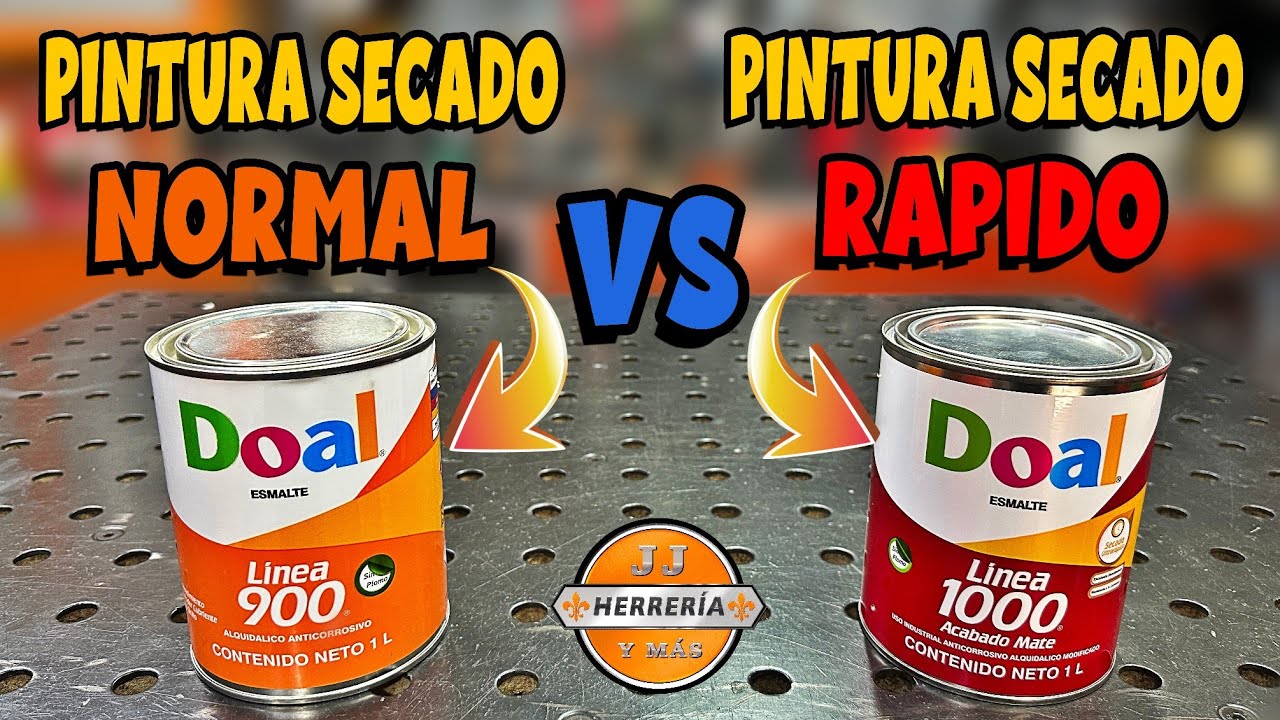 🎨 PINTURA SECADO RÁPIDO VS PINTURA SECADO NORMAL ✅  LINEA 900 y LÍNEA 1000 -JJ HERRERÍA Y MAS