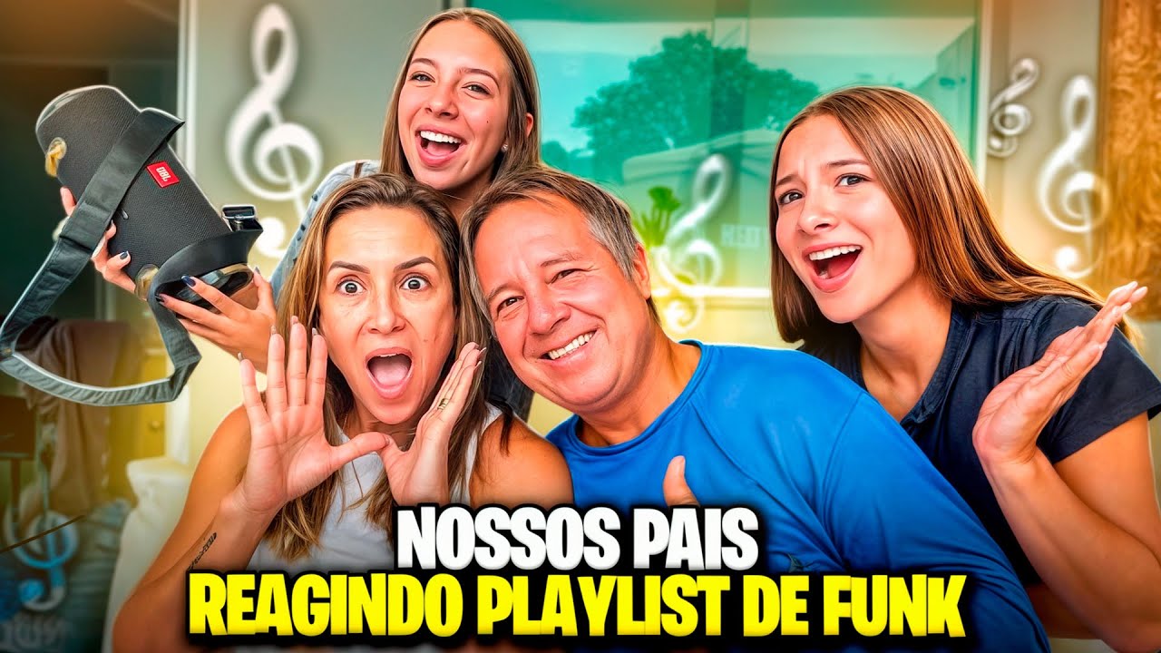 NOSSOS PAIS REAGINDO A NOSSA PLAYLIST DE FUNK PESADONA!