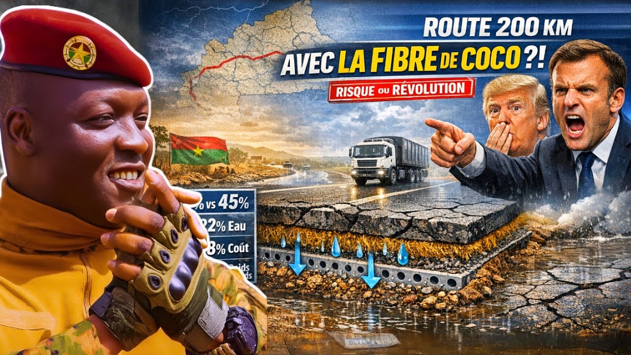 Ibrahim Traoré : −22 % d’eau, −18 % de coûts… pourquoi cette route de 200 km inquiète la France