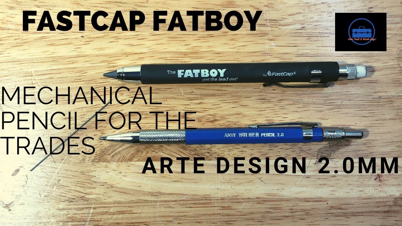Mechanical Pencil for the Trades (Arte Design 2.0mm Lead Holder & FastCap FatBoy)