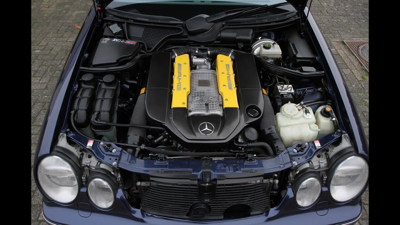W210 E55 AMG Supercharged Kompressor - 100-200 km/h testdrives - insane sound
