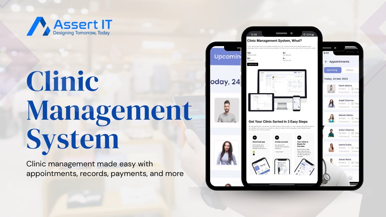 Clinic Management App by Assert IT Solutions | Transforming Clinics with Technology!