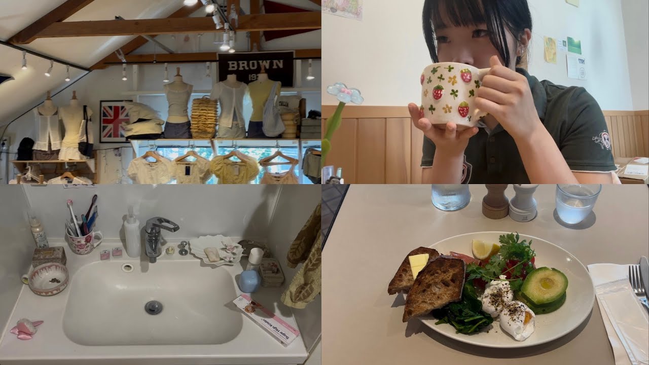 Summer in Tokyo (Harajuku breakfast, shopping, haul)