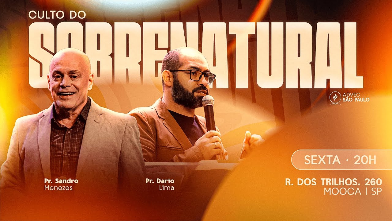CULTO DO SOBRENATURAL | PR. SANDRO MENEZES & PR. DARIO LIMA | 13/02/2026